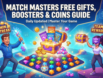 Match Masters, Match Masters Free Gifts, Match Masters Boosters, Match Masters Coins, Match Masters Free Links, Match Masters Tips, Mobile Puzzle Games, Match 3 Games, Daily Free Gifts, Match Masters Guide
